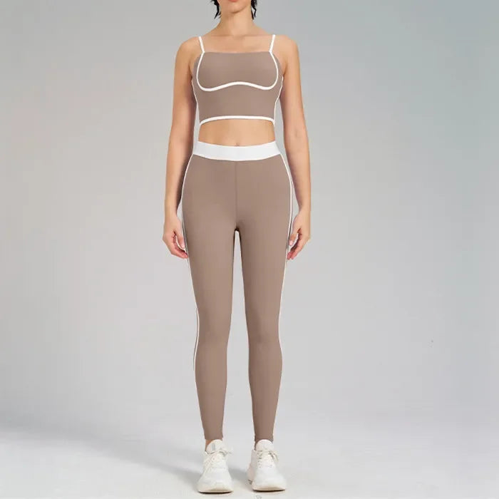 1/2PCS Women Tracksuit Yoga Set Gym Set Bra Sports Anti Shorts Skirt Workout Sportswear Running Gym Wear Athletic Suits