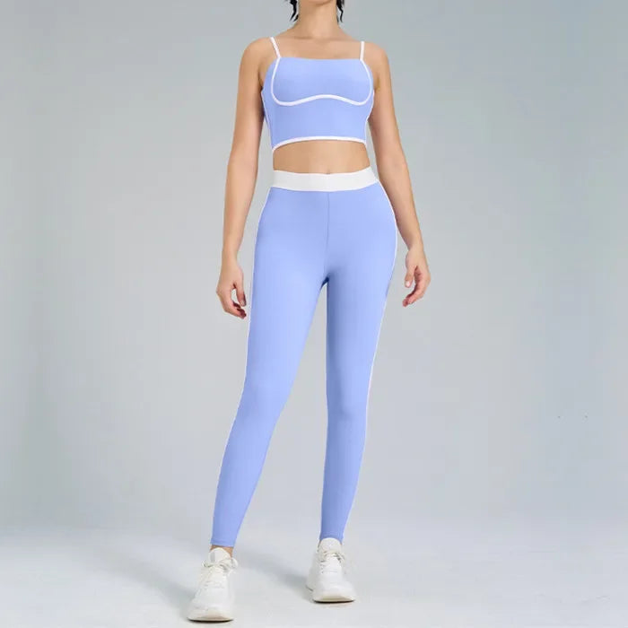 1/2PCS Women Tracksuit Yoga Set Gym Set Bra Sports Anti Shorts Skirt Workout Sportswear Running Gym Wear Athletic Suits